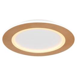 Netlighting Clay 40cm Integrated LED Semi Flush Ceiling Light White LED 27006500K