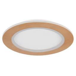 Netlighting Clay 40cm Integrated LED Semi Flush Ceiling Light White LED 27006500K - thumbnail 2