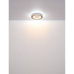 Netlighting Clay 40cm Integrated LED Semi Flush Ceiling Light White LED 27006500K - thumbnail 5