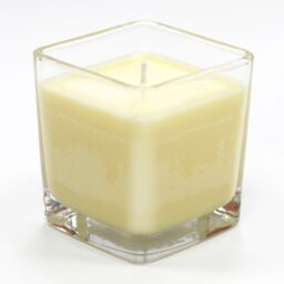 KDMD White Label Soy Wax Jar Candle - Vanilla Shortbread in Yellow - thumbnail 3