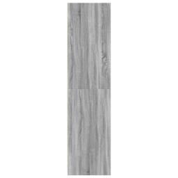 Berkfield Home Wardrobe Grey Sonoma 30x50x200 cm Engineered Wood - Size: 30 x 50 x 200 cm - thumbnail 5
