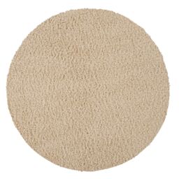 Livabliss Moda Shag-Solid Color Blue Beige Pink Grey Soft Plush Pile Living Bedroom Rug - Size: 160 cm diameter - thumbnail 2