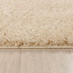 Livabliss Moda Shag-Solid Color Blue Beige Pink Grey Soft Plush Pile Living Bedroom Rug - Size: 160 cm diameter - thumbnail 7