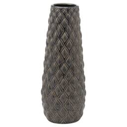 Love Lace Seville Collection Large Alpine Vase in Black - thumbnail 1