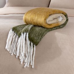 Yard Rawton Ombre Herringbone Throw in Natural - Size: 130 cm x 180 cm - thumbnail 5