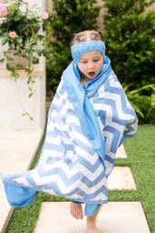 Splash About Beach & Pool Towel in Blue - Size: Bath Sheet - thumbnail 3