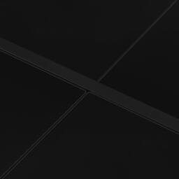 Berkfield Home Garden Table 130x130x72 cm Black Steel & Glass - Size: 130 x 130 x 72 cm - thumbnail 5