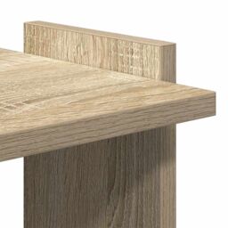 Berkfield Home Bookcase 3-Tier Sonoma Oak 60x30x120 cm Engineered Wood in Brown - Size: 60 x 30 x 120 cm - thumbnail 7
