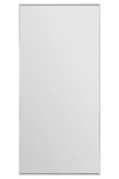 "MirrorOutlet Silver Aluminium Edged Wall Leaner Mirror 68"" X 33"" (174 X 85CM) - Size: 1 Pack" - thumbnail 1