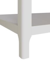 FWStyle Large Painted Oak Storage Coffee Table Cream Linen - thumbnail 3