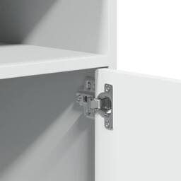 Berkfield Home Rolling Cabinet White 60x48x81 cm Engineered Wood - Size: 60 x 48 x 81 cm - thumbnail 8