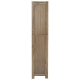 Berkfield Home 5-Tier Bookcase 80x30x140 cm Solid Wood Acacia in Brown - Size: 80 x 30 x 140 cm - thumbnail 4