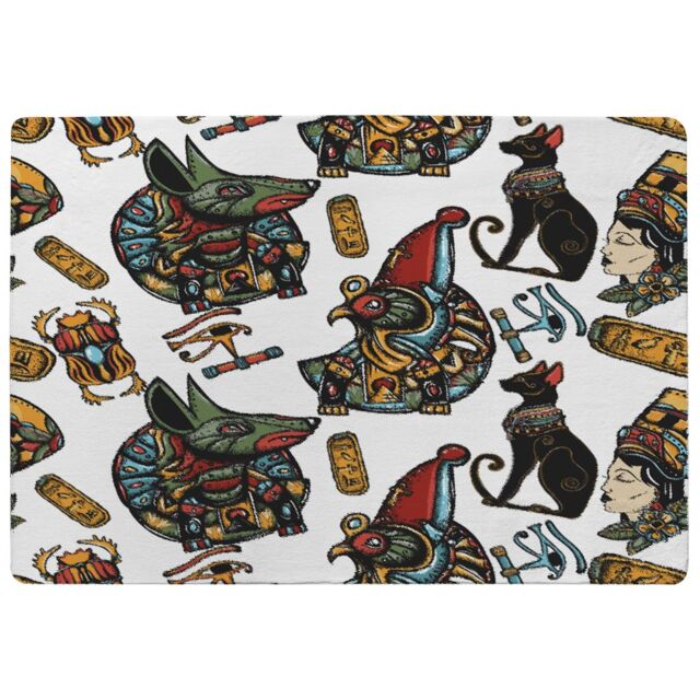 Benjamin Tate Design Queen Cleopatra. History Background Designer Rug in Natural - Size: Large - image 1
