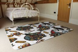 Benjamin Tate Design Queen Cleopatra. History Background Designer Rug in Natural - Size: Large - thumbnail 3