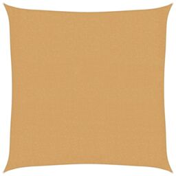Berkfield Home Sunshade Sail 160 g/m¬≤ Square Sand 2.5x2.5 m HDPE in Yellow - thumbnail 2