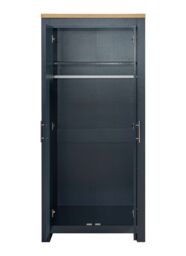 Birlea Highgate 2 Door Wardrobe Navy Blue & Oak - thumbnail 5