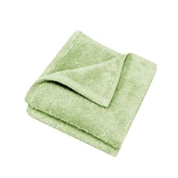 Allure Bath Fashions Marlborough Bamboo Face Cloths - Pack of 2 Super Soft, Absorbent & Hypo-Allergenic Flannel Towels in Light Green - thumbnail 1