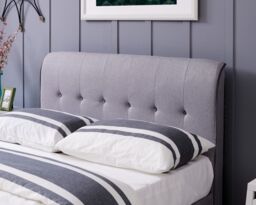 Flintshire Furniture Ltd Carmel End Opening Ottoman Bed in Grey - Size: Double - thumbnail 4
