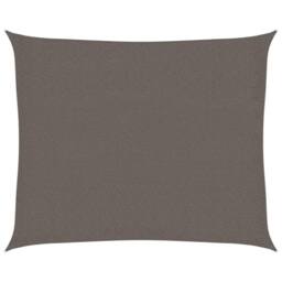 Berkfield Home Sunshade Sail 160 g/m ² Anthracite 2.5x3 m HDPE in Charcoal - thumbnail 2