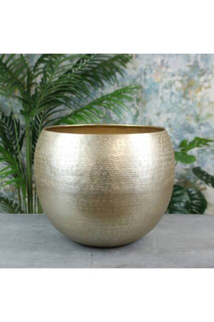 KDMD Matt Champagne Hampstead Planter Medium in Gold - image 1