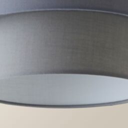 ValueLights Aztec Grey Shades Three Tier Easy Fit Ceiling Pendant Light Lamp Shade in Dark Grey - thumbnail 5