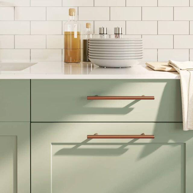 Berkfield Home Cabinet Handles 10 pcs Bronze 160 mm Stainless Steel in Brown - image 1