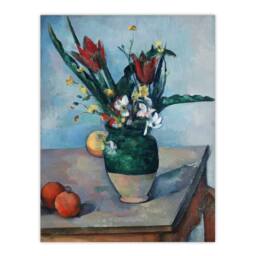 Artery8 Paul Cezanne Framed Wall Art The Vase of Tulips Still Life Painting - Size: A4 - thumbnail 3
