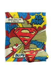 Warner Brothers Superman Officially Licensed Silky Touch Super Soft Throw Blanket 152 x 127 cm in White - thumbnail 2