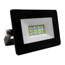 ENER-J Pack of 2 10W Non PIR Slim Line Black Body Floodlight 90 LUMENS WATT 2 - thumbnail 2