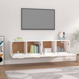 Berkfield Home Wall Cabinets 2 pcs White 80x35x36.5 cm Engineered Wood - thumbnail 3
