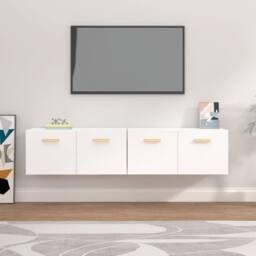 Berkfield Home Wall Cabinets 2 pcs White 80x35x36.5 cm Engineered Wood - thumbnail 1