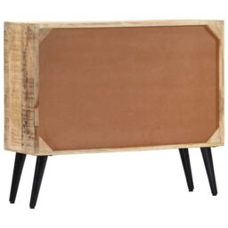 Berkfield Home Sideboard 88x30x73 cm Solid Mango Wood in Brown - Size: 88 x 30 x 73 cm - thumbnail 5