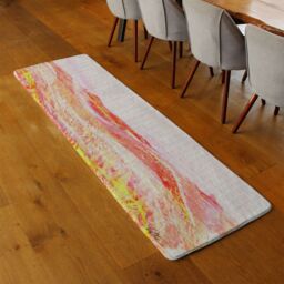 Benjamin Tate Design Wheat Field Runner Rug in Natural - Size: 67 cm x 230 cm - thumbnail 2
