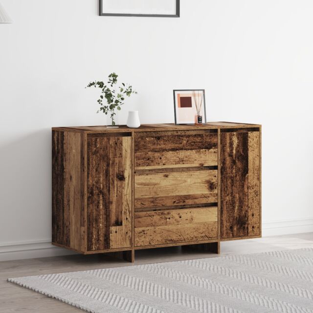 Berkfield Home Sideboard Old Wood 120x41x75 cm Engineered Wood in Brown - Size: 120 x 41 x 75 cm - image 1