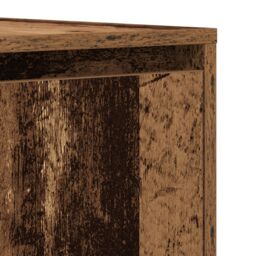 Berkfield Home Sideboard Old Wood 120x41x75 cm Engineered Wood in Brown - Size: 120 x 41 x 75 cm - thumbnail 3