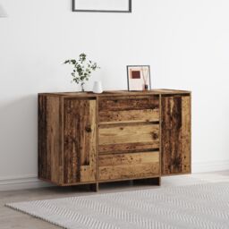 Berkfield Home Sideboard Old Wood 120x41x75 cm Engineered Wood in Brown - Size: 120 x 41 x 75 cm - thumbnail 1