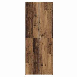 Berkfield Home Highboard Old Wood 70x42.5x185 cm Engineered Wood in Brown - thumbnail 7