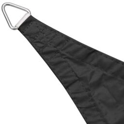 Berkfield Home Sunshade Sail Oxford Fabric Square 2x2 m Anthracite in Black - thumbnail 3