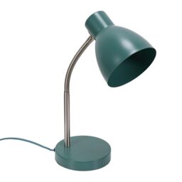 ValueLights Keela Adjustable Flexi Neck Desk Table Lamp with LED Bulb in Blue - thumbnail 2