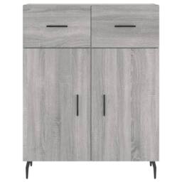 Berkfield Home Highboard Grey Sonoma 69.5x34x180 cm Engineered Wood - thumbnail 8