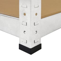 Monstershop 6 x GALWIX 90cm x 180cm x 30cm Galvanised Racking in Silver - Size: 90 cm x 180 cm x 30 cm - thumbnail 9
