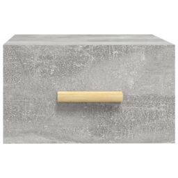 Berkfield Home Wall-mounted Bedside Cabinet Concrete Grey 35x35x20 cm - Size: 35 x 35 x 20 cm - thumbnail 5
