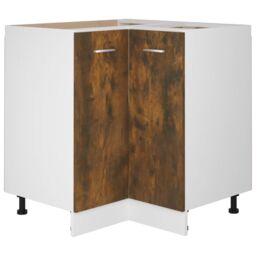 Berkfield Home Kitchen Cabinet Smoked Oak 75, 5x75, 5x80, 5 cm Engineered Wood in Brown - thumbnail 2