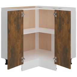 Berkfield Home Kitchen Cabinet Smoked Oak 75, 5x75, 5x80, 5 cm Engineered Wood in Brown - thumbnail 5