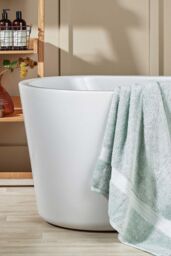 CHRISTY 'Renaissance' Luxury 675GSM Egyptian Cotton 8 Piece Towel Bale in Duck Egg Blue - thumbnail 2