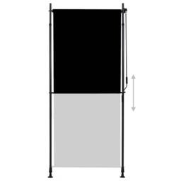 Berkfield Home Outdoor Roller Blind 100x270 cm Anthracite in Black