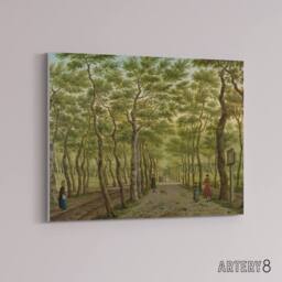 "Artery8 La Fargue Herepad In The Hague Canvas Wall Art Print in Green - Size: W18"" x H24""" - thumbnail 2