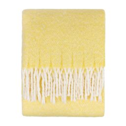 Wylder Nature Isla Woven Tasselled Throw in Yellow - Size: 130 cm x 180 cm - thumbnail 2