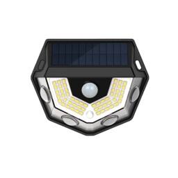 Obasyhig Solar Outdoor Motion Sensor Wall Light - Pack of 1 in Black - thumbnail 4