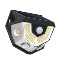 Obasyhig Solar Outdoor Motion Sensor Wall Light - Pack of 1 in Black - thumbnail 5